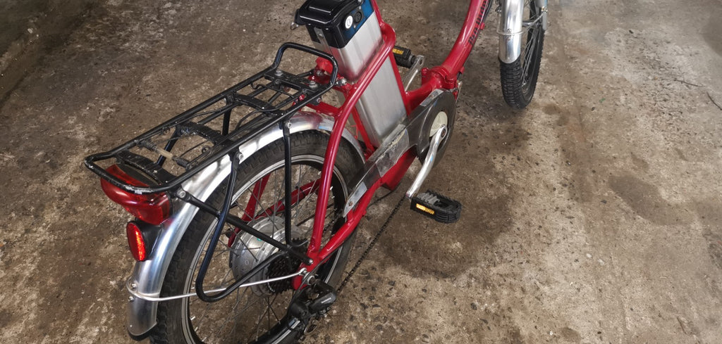 PRO-RIDER 20in E-Folding Bike 250W 36V 25km/h red