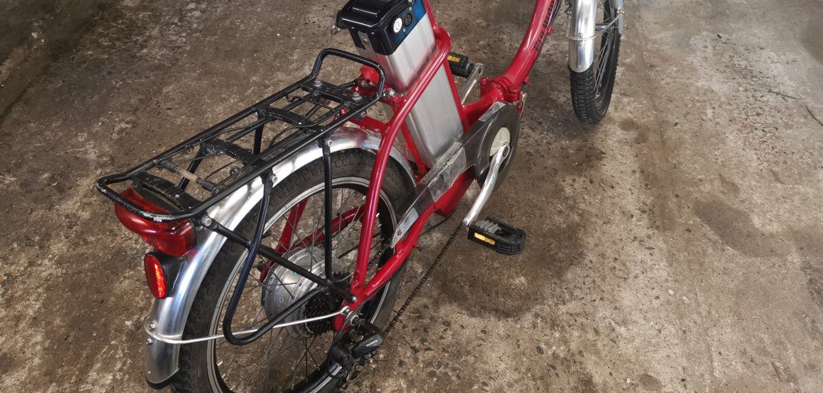 PRO-RIDER 20in E-Folding Bike 250W 36V 25km/h red