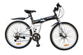 ECOSMO 26" Alloy Folding Mountain MTB bike,21 SP Shimano, Front Disc  -26AF18BL
