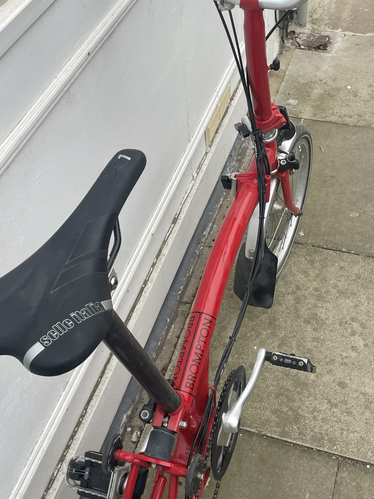 Brompton M6R Folding Bike 6-Speed, Red