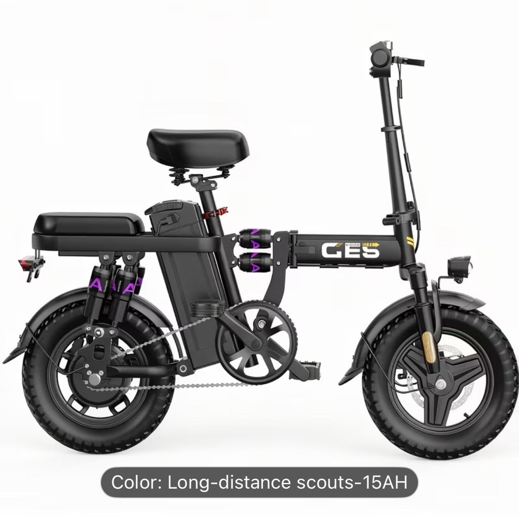 All-terrain Folding Bicycle, 15MPH, 250w(Higher Peak Value After Boost)