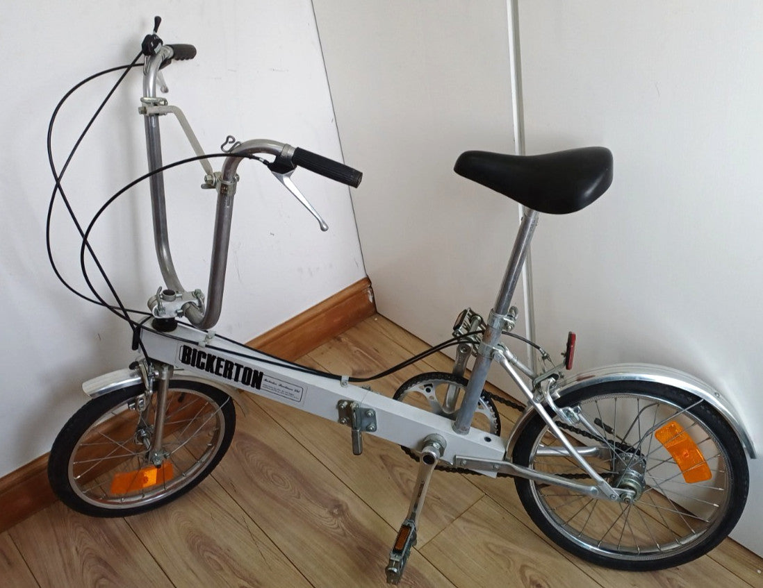 Vintage Bickerton Classic Folding Bike With Original Carrying Bag- Collectible