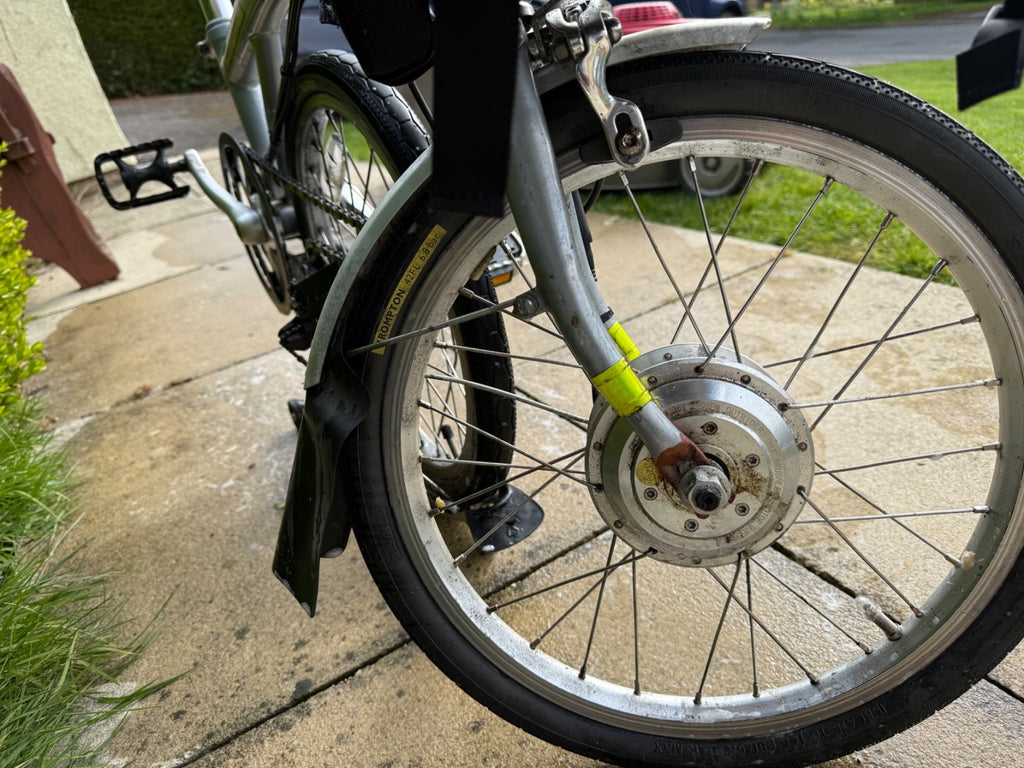 Brompton 5-speed with front-wheel drive