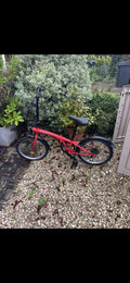 Folding Bike Red – Decathlon BTWIN Tilt 120 – Commuting - 6 speed