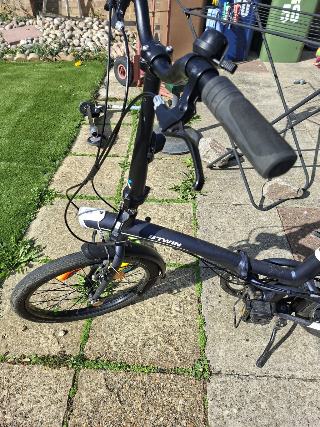 BTWIN Tilt 500 Folding Bike - Very Good Condition - blue - 20 inch wheels