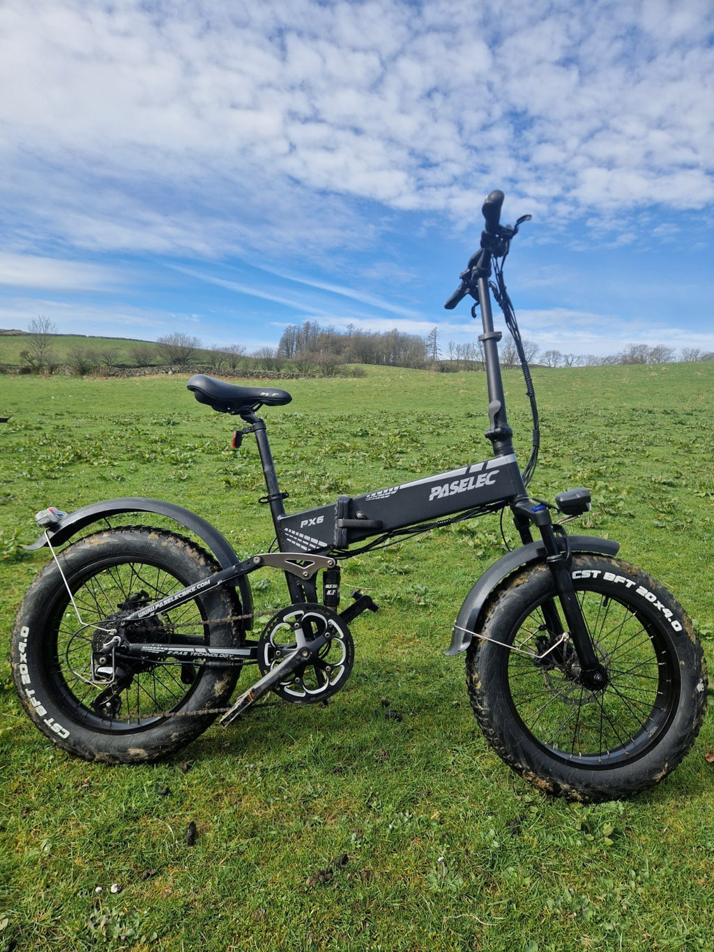 Pedalec PX6 Folding Full Suspension Bike  -  Low Mileage