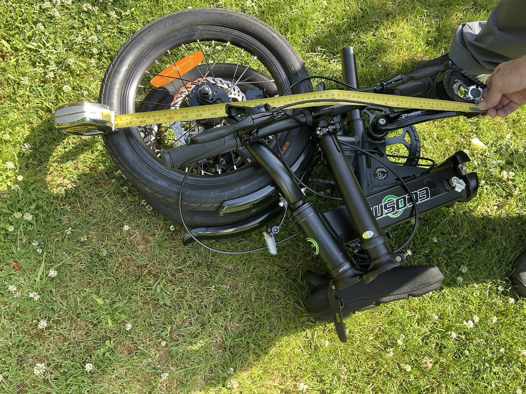 Ecosmo Folding Bicycle Black 16 Wheel with Carry Case Excellent Condition