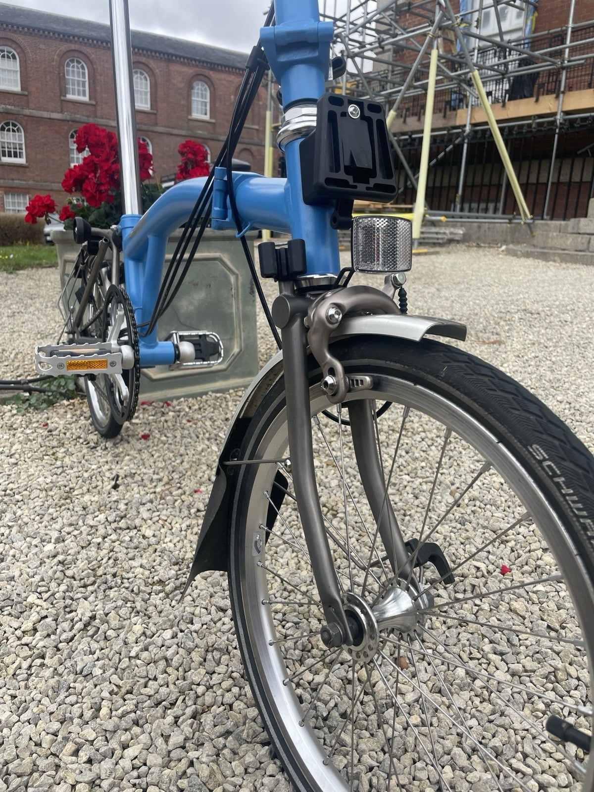 Brompton M6L-X Superlight Titanium 6 Speed - Tempest Blue - Excellent Condition