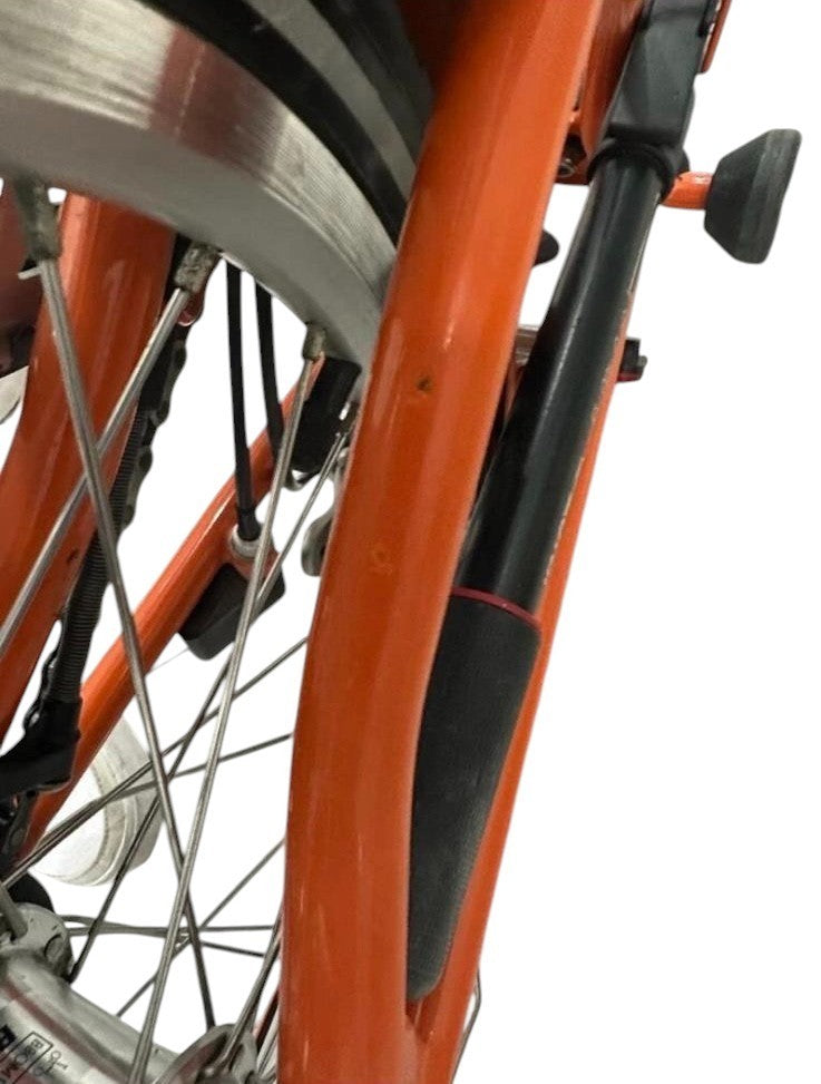 Brompton Barcelona Edition S6L (6 Speed) folding bicycle - Gloss Blue & Orange