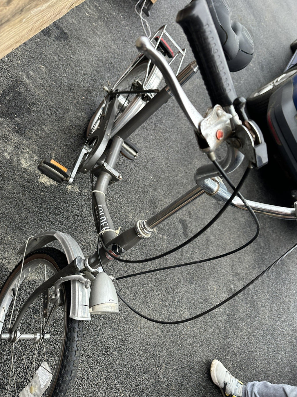 Vintage English Elswick Folder, Folding Bicycle Bike