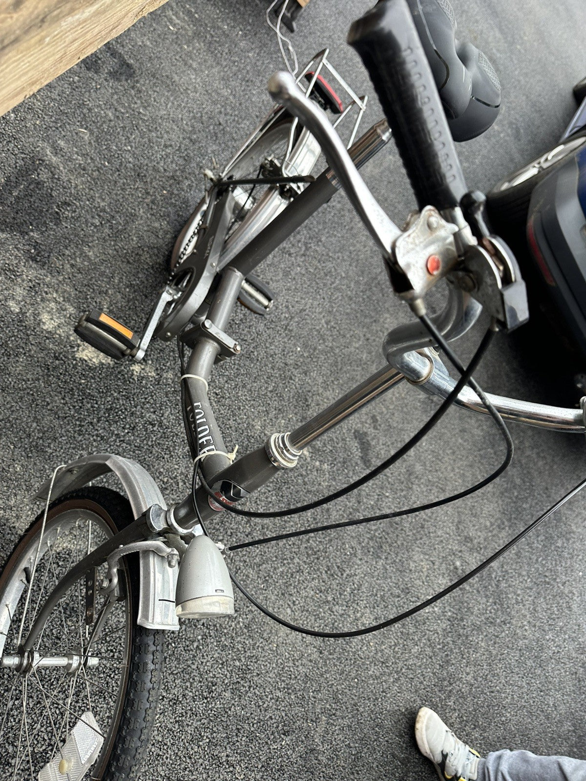 Vintage English Elswick Folder, Folding Bicycle Bike