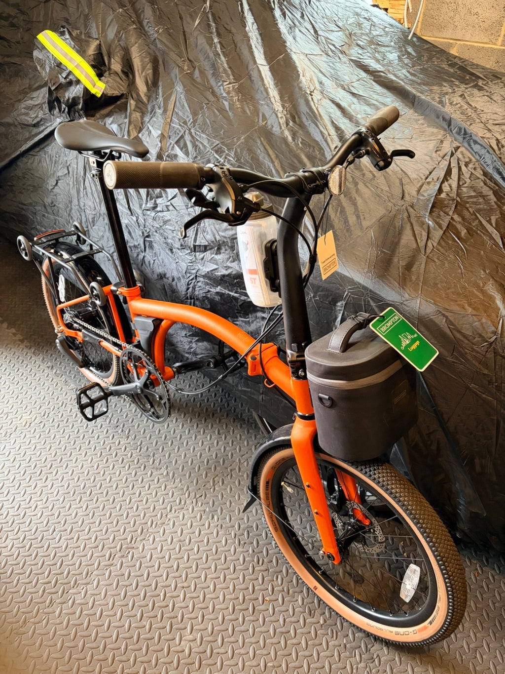 Brompton G-Line Folding Bike Sml Adventure Orange **Unridden**