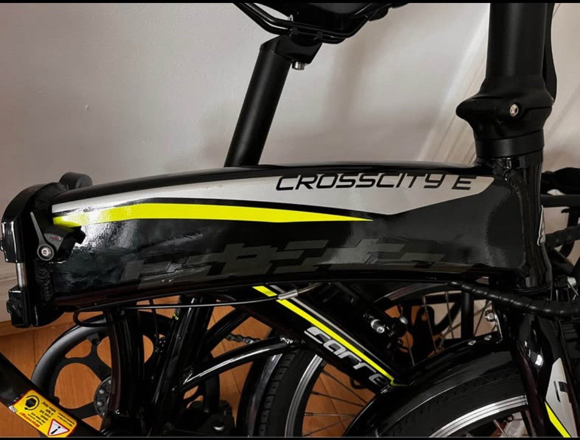 CARRERA CROSSCITY E FOLDING BIKE HARDLY USED IN EXCELLENT CONDITION
