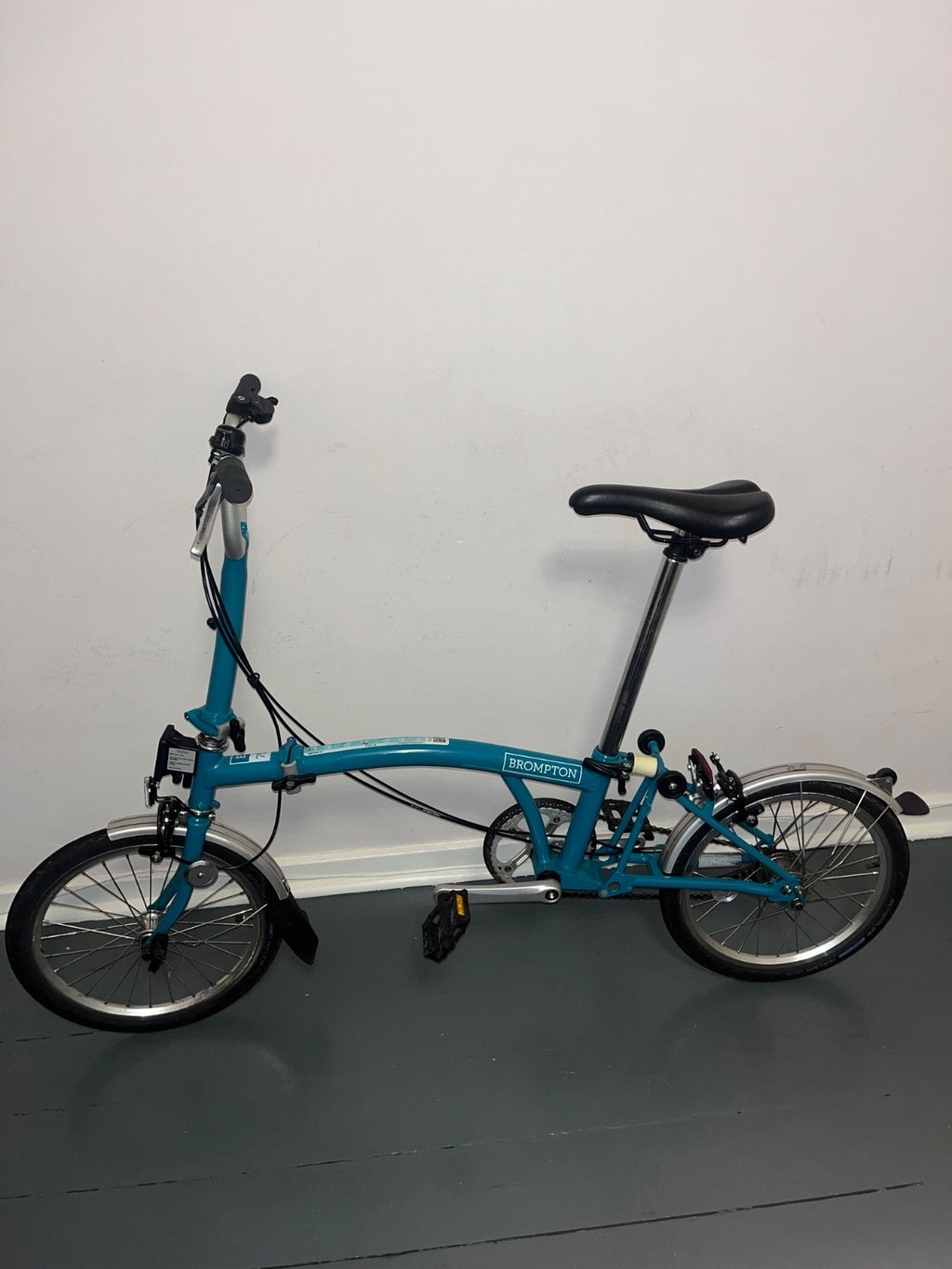Brompton B75 16" Folding Bike - Blue