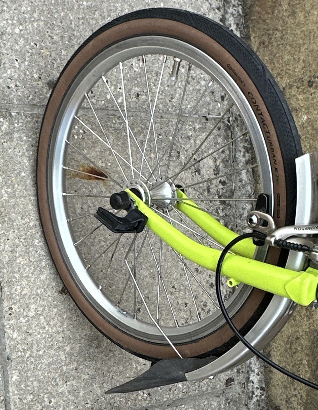 Brompton Folding Bike M3L Blue / Lime 2017
