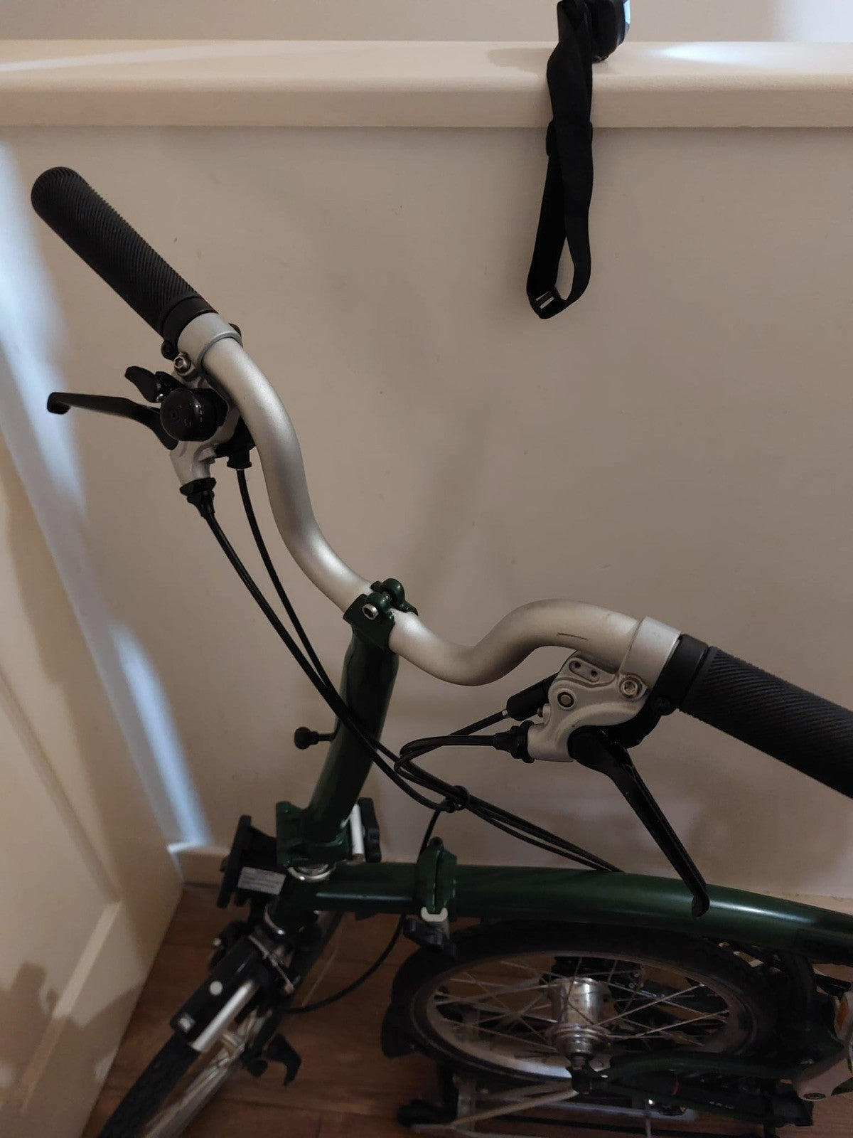 Racing Green Brompton M6L 6 speed folding bike