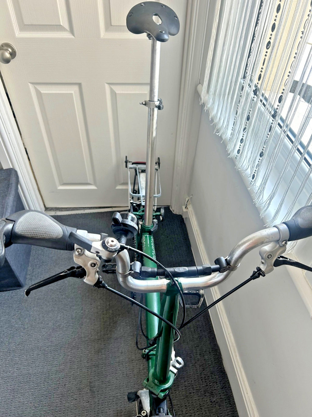 Brompton Folding Bike 3-Speed, Green
