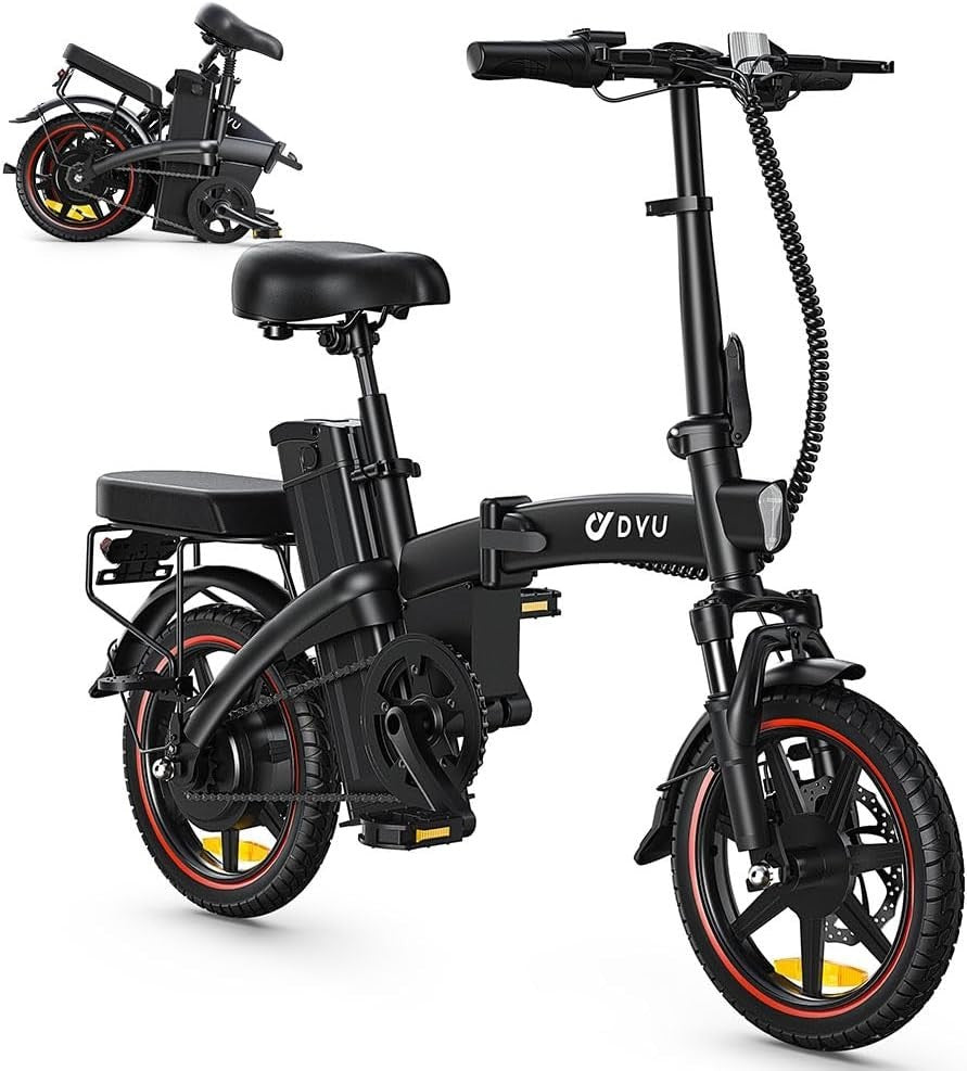 DYU A5 14" Portable Folding bike with LCD Display