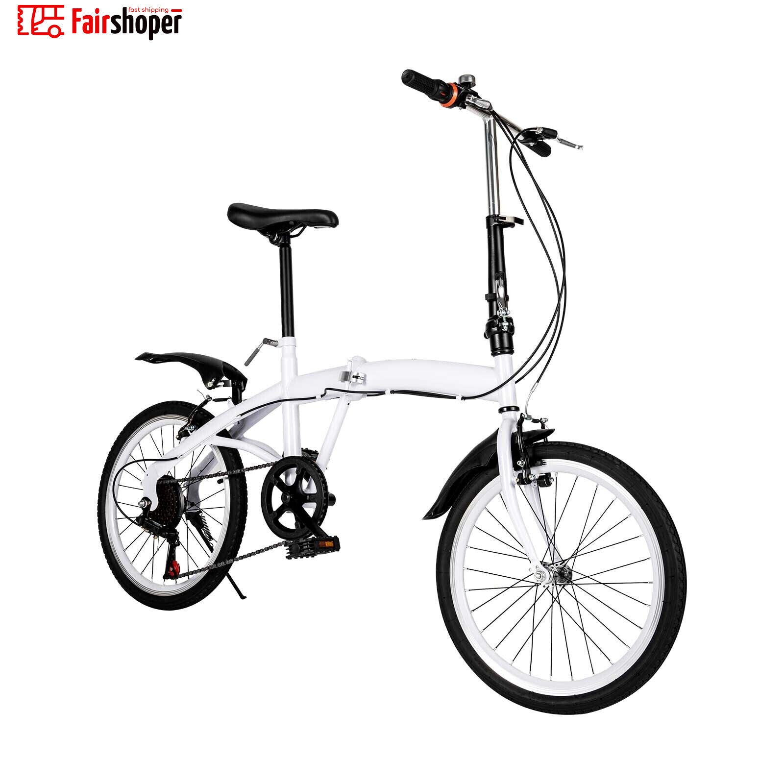 20" Folding Bike Adults Bicycle Lightweight Alloy Bicycle Folding City Bike UK