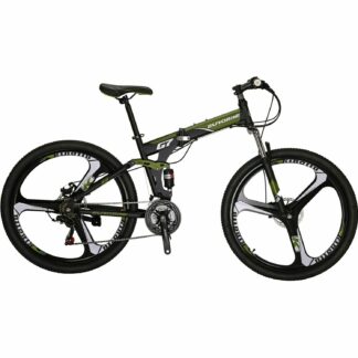 Folding Bike 21 Speed Full Suspension Mountain Bicycle 27.5” Daul Disc Brake MTB