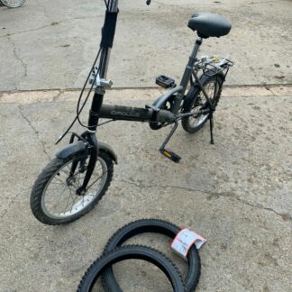 Apollo folding bike bicycle - perfect for camper van motorhome travel halfords