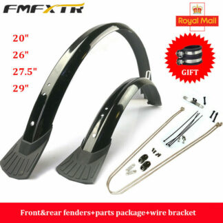 MTB Folding Bike Mudguards Front&Rear 20/26/27.5/29in Fender Bracket Plastic