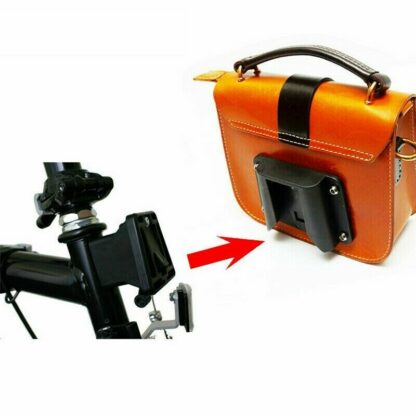 Bike Carrier Block Adapter for Brompton Folding Bike Bag Rack Holder Front  E9R3