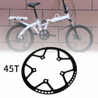 2X(Litepro Folding Bike Crankset Chainwheel 45T Single Speed Crankset for SY8F4)