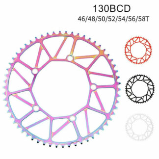 Folding Bike Single Disc Narrow Wide 130BCD Crankset Chainring Tooth Plate Disc