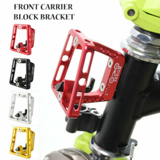 Front Carrier Block With Screw For Brompton Folding Bicycle Portable Bag Bracket