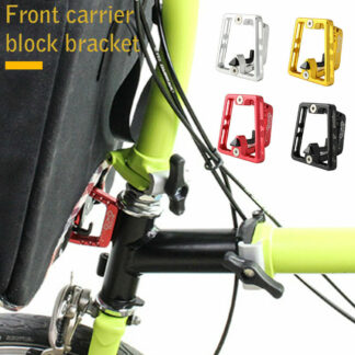 Folding bicycle front bracket block bag bracket aluminum alloy material