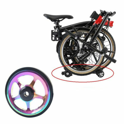 Sturdy Folding Bike Easy Wheel Parking Easywheel EZ Wheel for Brompton Carrying