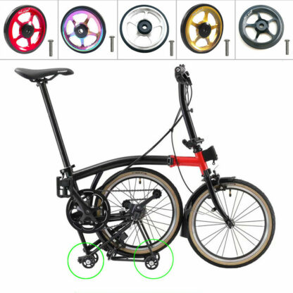 Cycling Bike Easy Wheels Folding Bicycle Modification Refit For Brompton Wheel