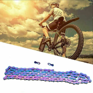 Bicycle chain Colorful vacuum plating Folding bike Chains Metal Durable.