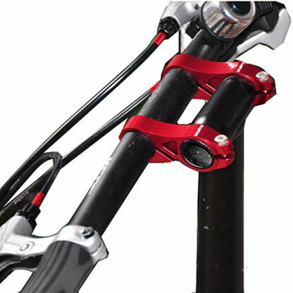 1PC Extender Handlebar Double Stem Alloy Retrofit Riser Folding Bike Lin