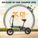 14″ Wheels Folding Hybrid Electric Bike MTB Cycling 36V City E-bike LCD Display – Folding Bikes 4U