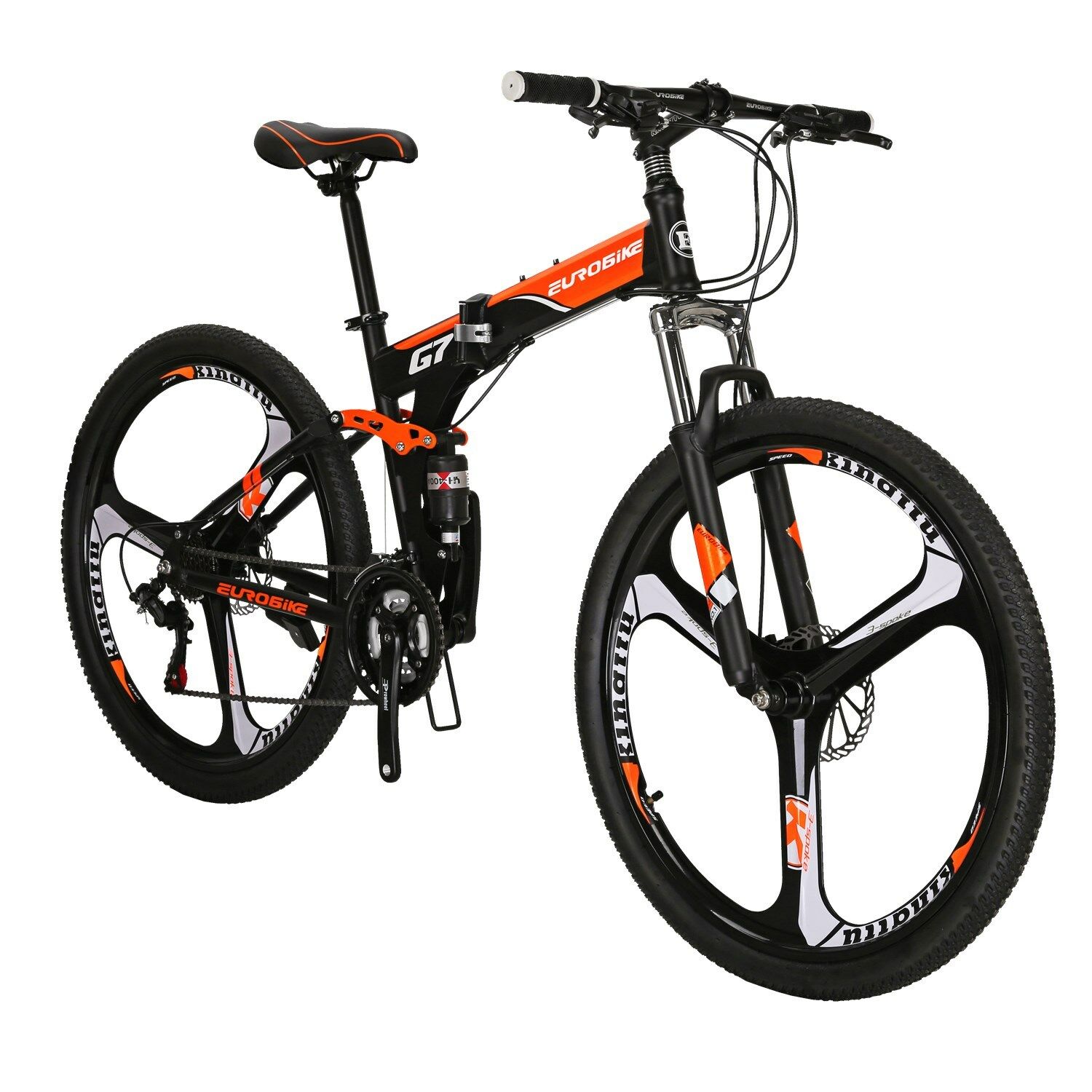 27.5″ Folding Mountain Bike 21 Speed Full Suspension Mens Bikes MTB foldable - Folding Bikes 4U ...
