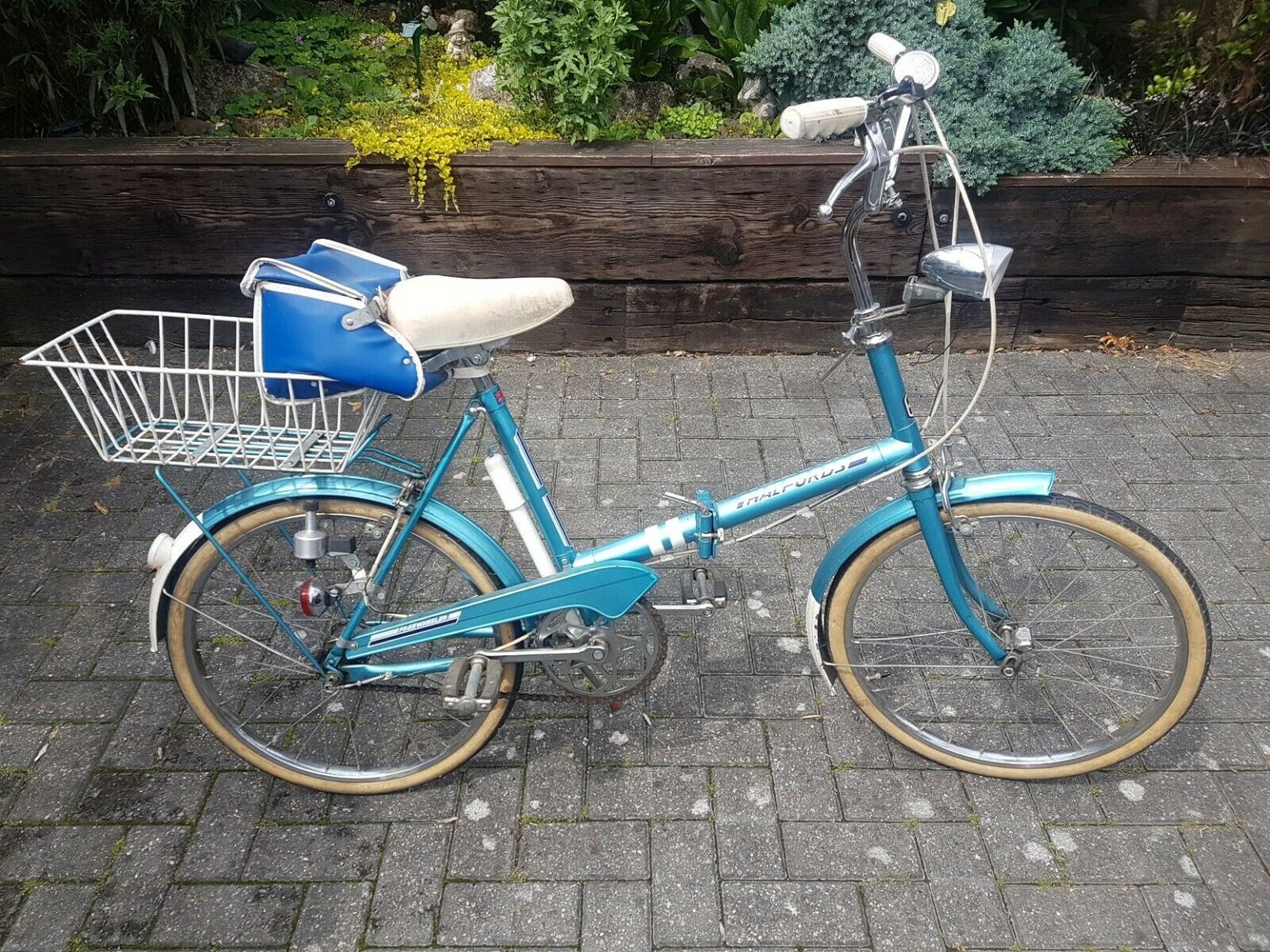 vintage folding travel bike
