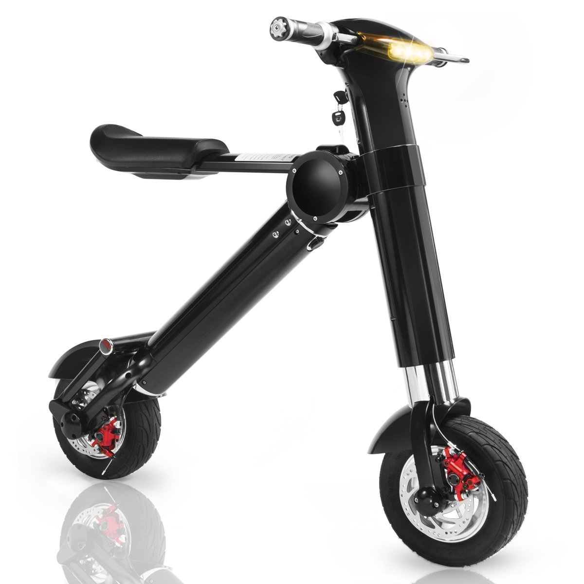 Buy GOFAST 50 KMPH Folding Electric Bicycle, Black Online at Low Prices in  India - Amazon.in