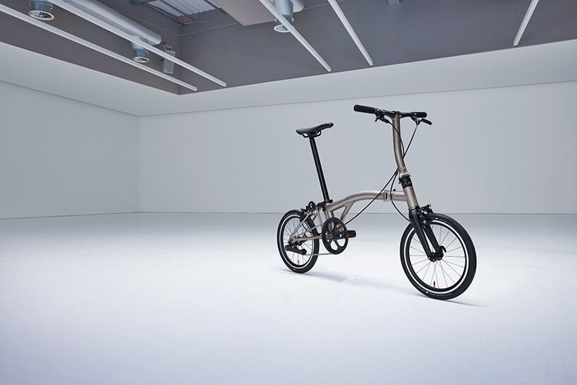 brompton T line is its lightest ever folding bicycle at just 7.45kg - Designboom