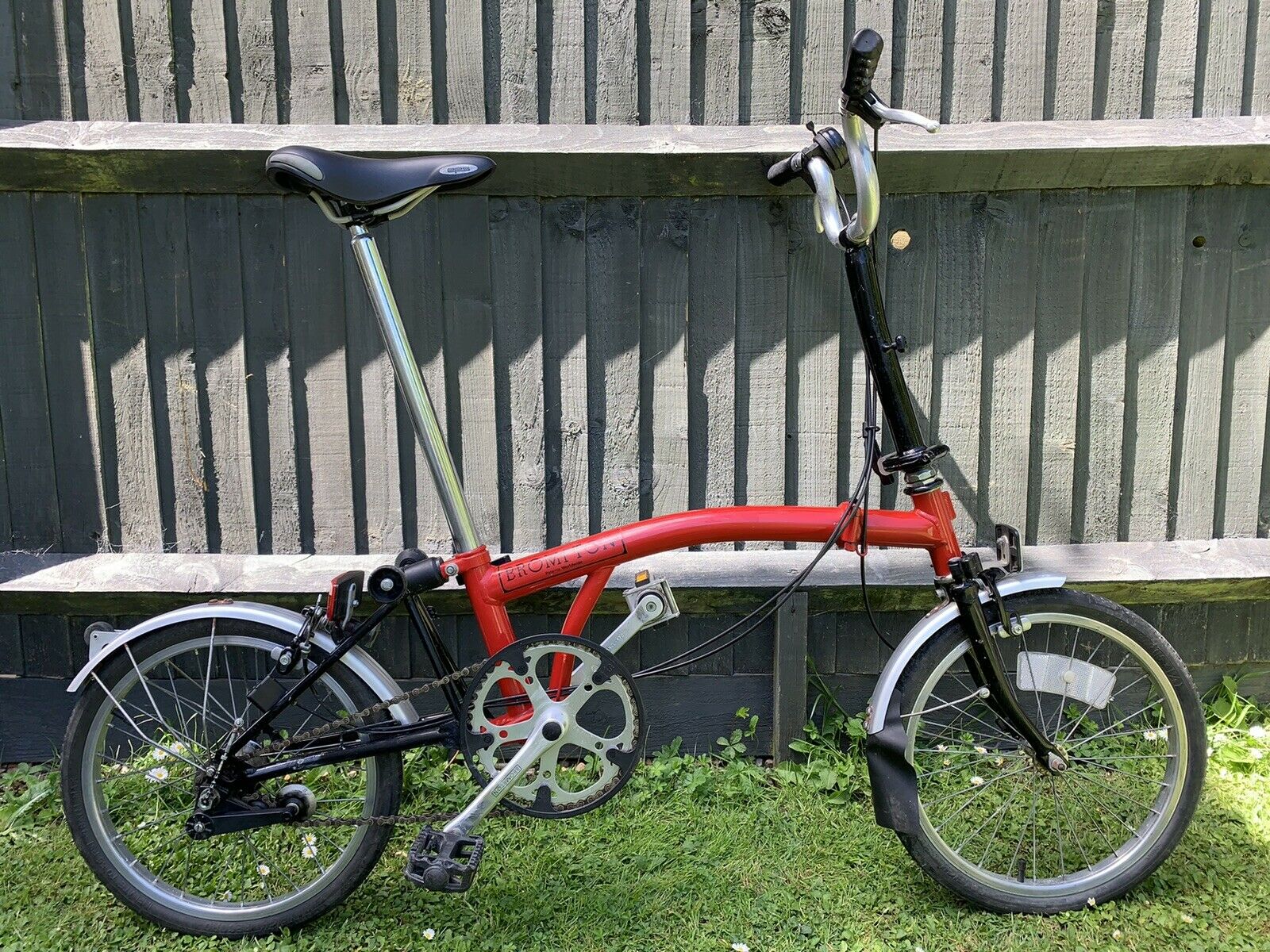 Brompton Brompton M3L folding bike in Red only seen Light Leisure Use 