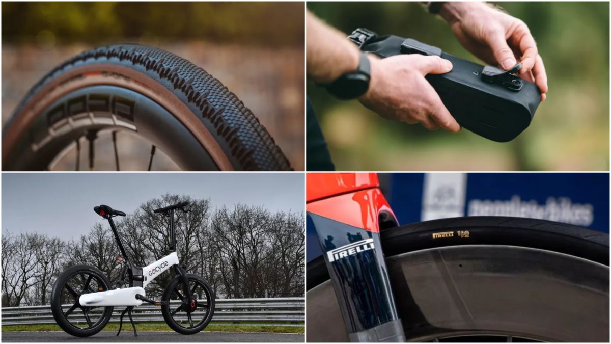 Tech round up: Schwalbe G-One RS tyre, Pirelli P Zero Race 150 tyre, Tailfin V-Mount pack, Hummingbird Flax folding bike and Gocycle's Showroom Partner Programme - CyclingWeekly