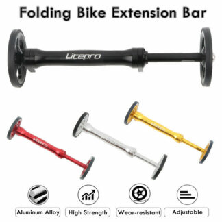 Aluminum Alloy  Folding Bicycle Extension Telescopic Bar for Brompton Easy Wheel