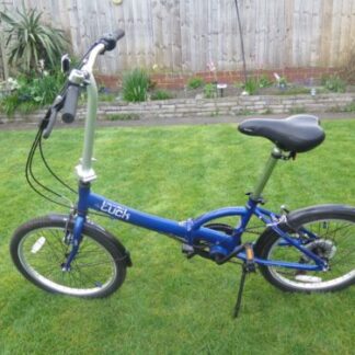 Tuck blue folding bicycle for sale, adult. Very good condition, hardly used. - Folding Bikes 4U