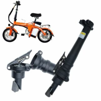 14 Inch Electric Folding Bicycle with Riser Handlebar for Comfortable Commuting - Folding Bikes 4U