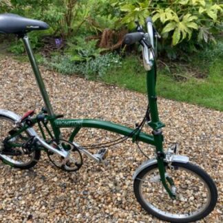 Brompton bicycle, 3 speed with carry bag
