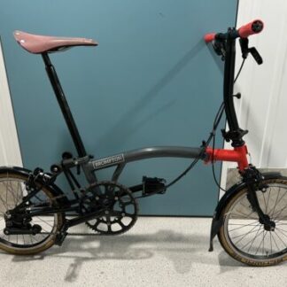 BROMPTON S2L CHPT3 V1 LIMITED EDITION - GREY RED (FREE 🌍WORLDWIDE🌍 SHIPPING!