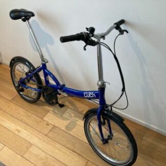 Apollo Tuck adults' folding bike, blue, 20" wheels, Shimano 6-speed gears, used - Folding Bikes 4U