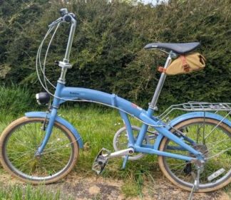 Blue Bobbin Fold Folding Bicycle - Folding Bikes 4U