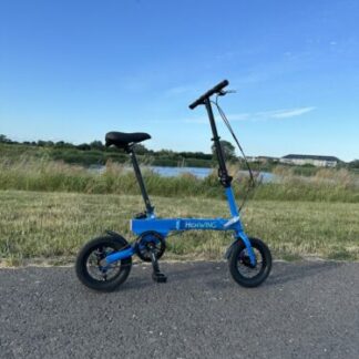 Highwing 16 inch Lightweight Alloy Wheels Folding Bike - Blue - Folding Bikes 4U